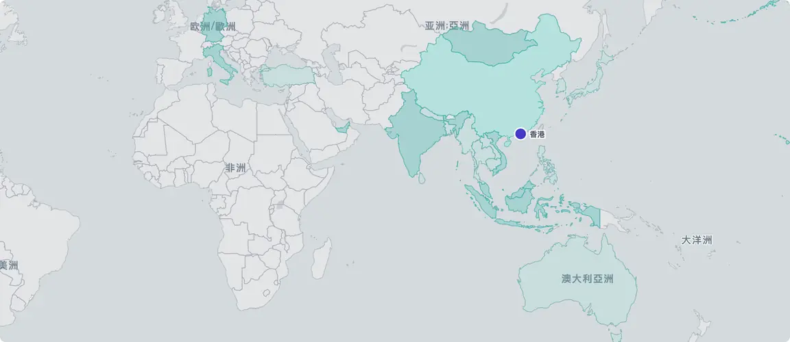 23个国家——11处自有办公室，12个联盟伙伴——零轮岗建成。
