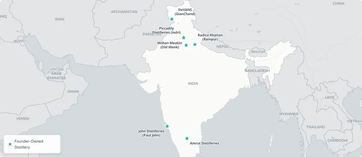 Five climate zones, five production hubs: India's single malt revolution had no capital city.