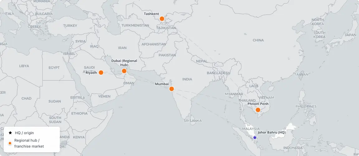 From Johor Bahru to 16 OIC markets: the halal trust corridor.
