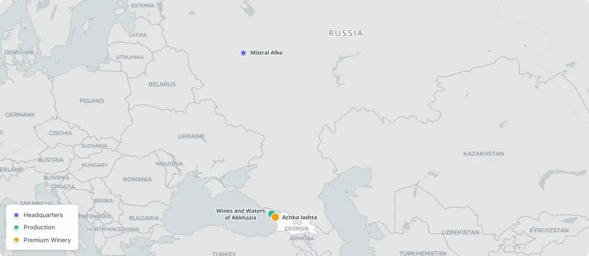 One importer in Moscow controls all of Abkhazia's wine output — a monopoly built on geography and diaspora trust.