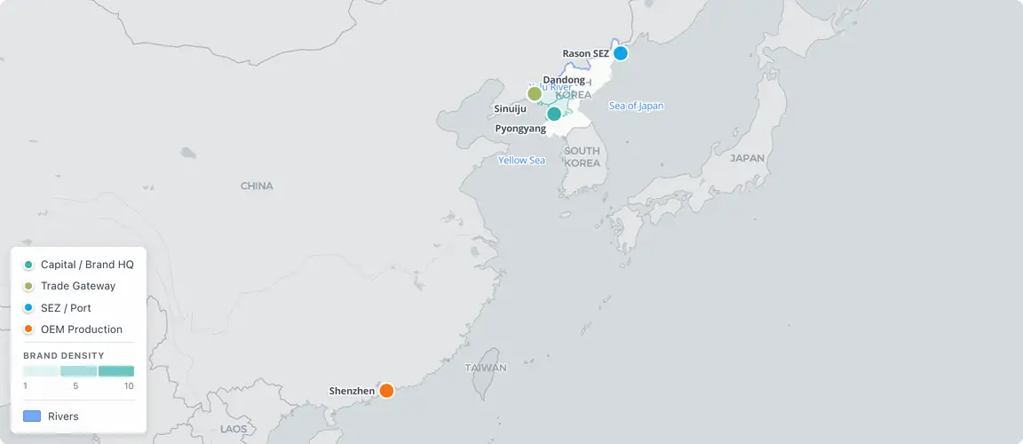 Twenty-four brands, one city, zero factories — the most concentrated electronics market on earth.