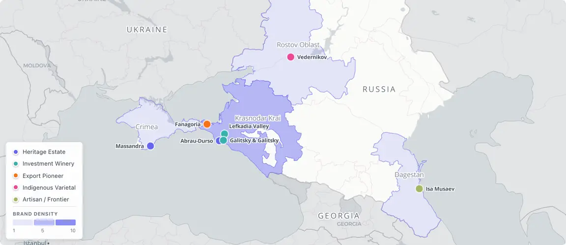 Russia's wine renaissance happened in two regions — and nowhere else.