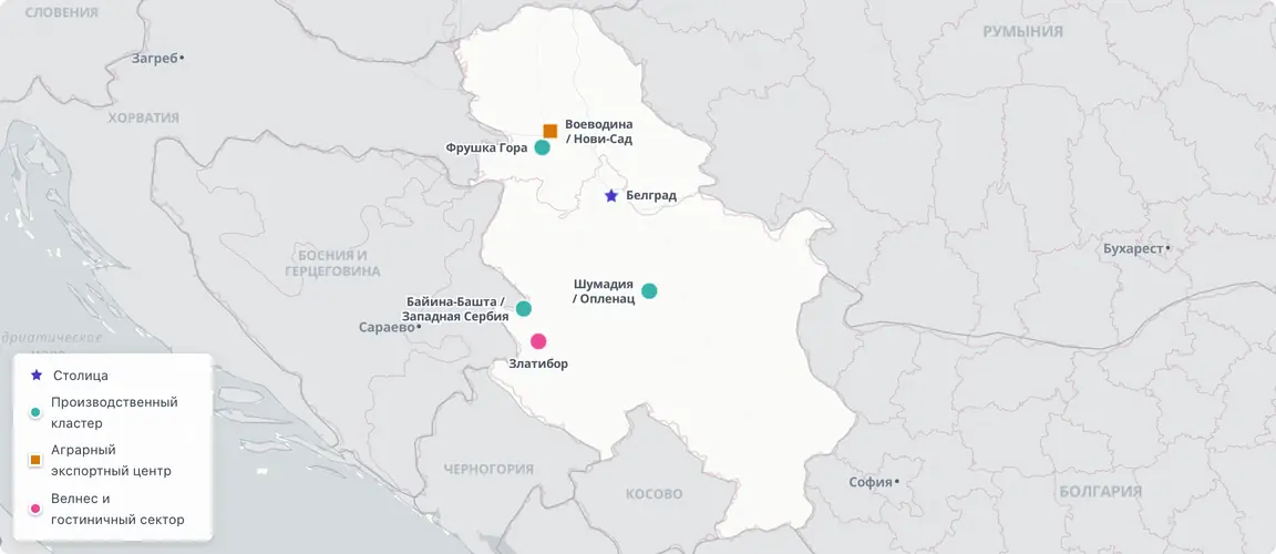 Пять кластеров, одно поколение основателей.