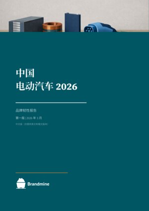 中国新能源汽车 2026 — Brand Resilience Report cover
