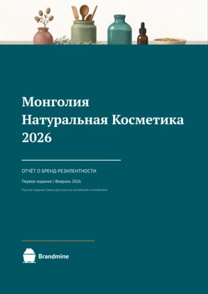 Монголия. Натуральная косметика. 2025 — Brand Resilience Report cover